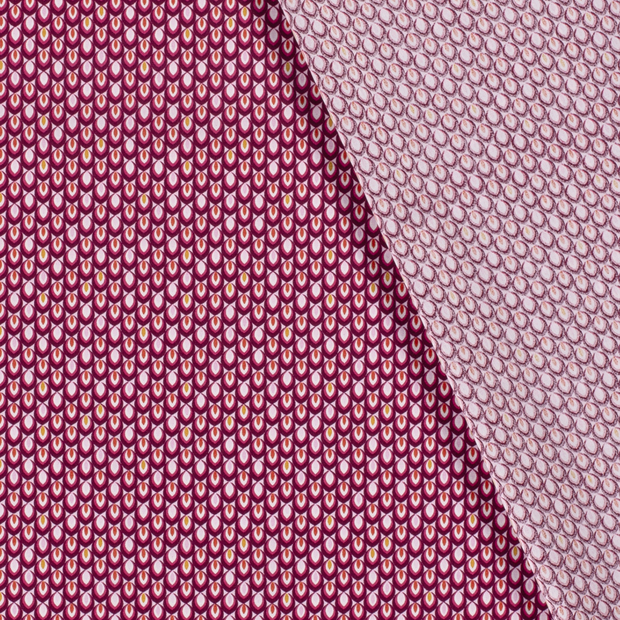 Cotton Poplin fabric Abstract printed 