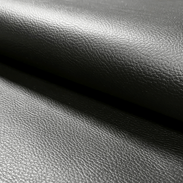 Artificial Leather fabric Unicolour Black