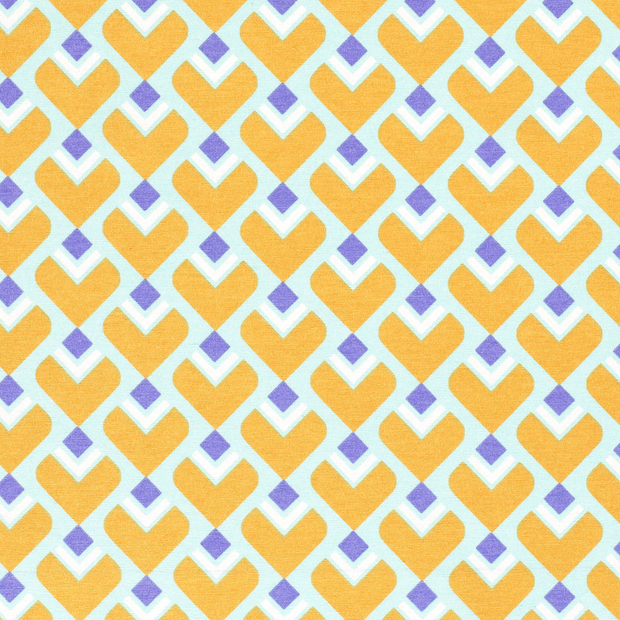 Ottoman fabric Abstract Mint
