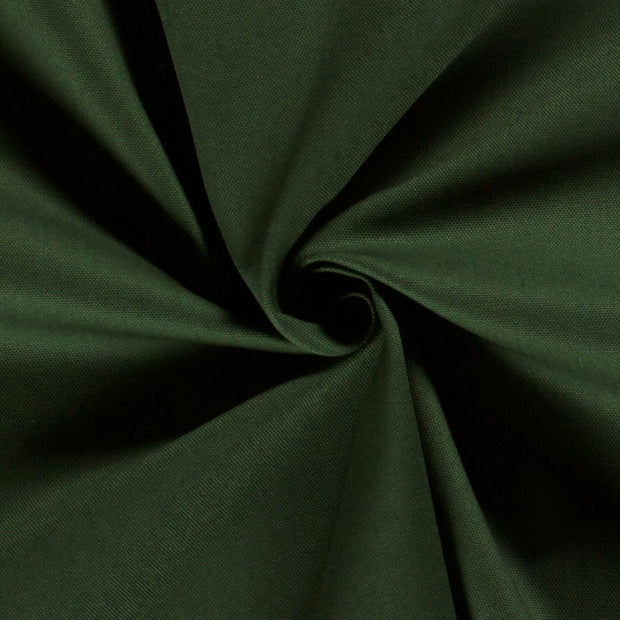 Canvas fabric Unicolour Dark Green