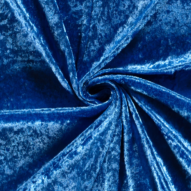 Velours fabric Unicolour Cobalt