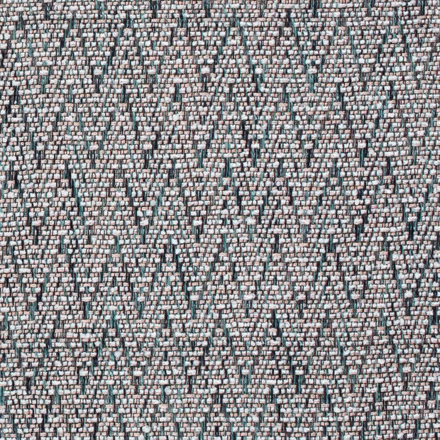 Jacquard tela Zigzag Azul marino