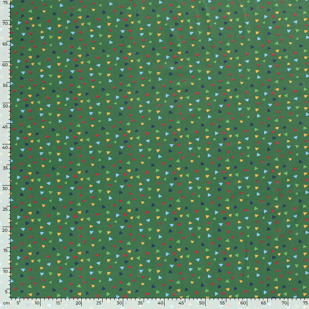 Baumwolle Jersey fabrik Dreiecke Grün