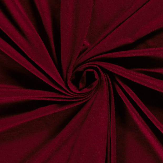 Viscose Jersey fabric Unicolour Wine red