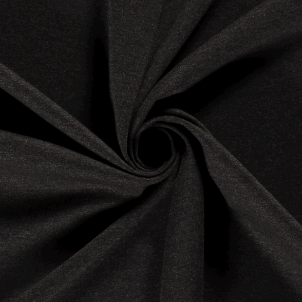 Punta di Roma fabric Unicolour Dark Grey