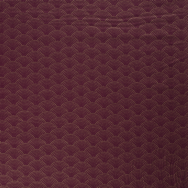 Cotton Poplin fabric Aubergine 