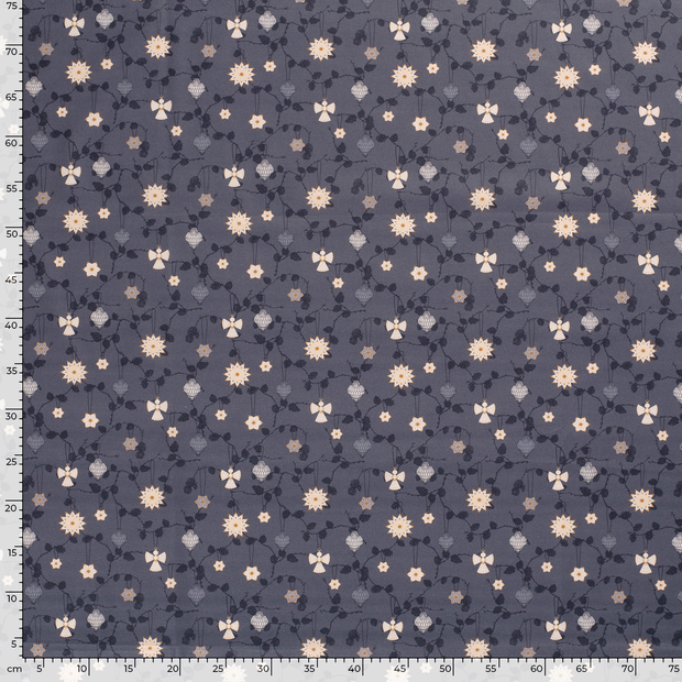 Cotton Poplin fabric Christmas 