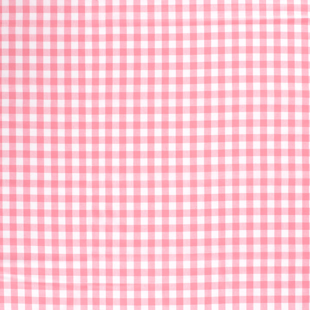 Cotton Poplin Yarn Dyed fabric Pink matte 