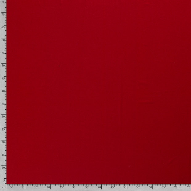 ECOVERO™ Tricot tissu Unicolore Rouge
