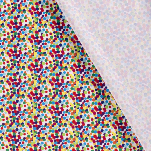 Power Stretch fabric Dots digital printed 