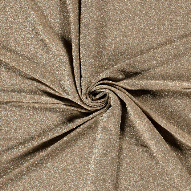Polyamide Jersey fabric Beige Lurex 