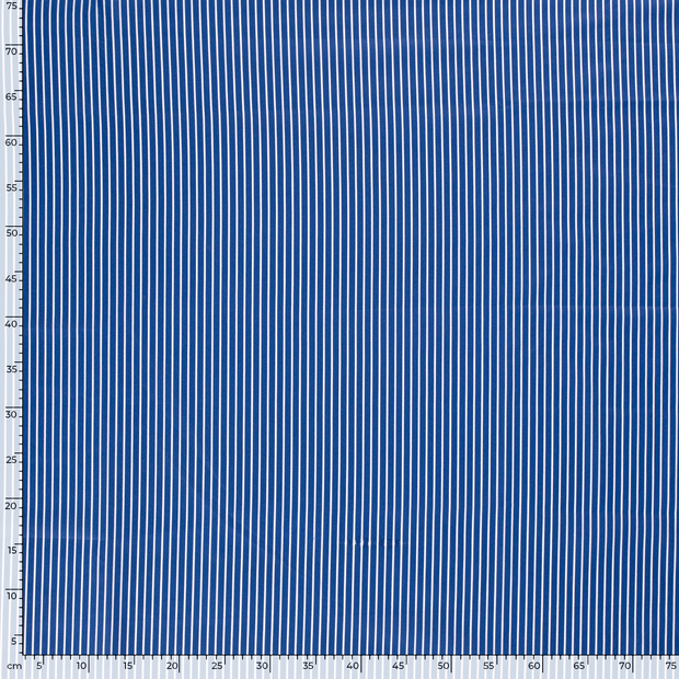 Baumwolle Popeline fabrik Abstrakt Königsblau