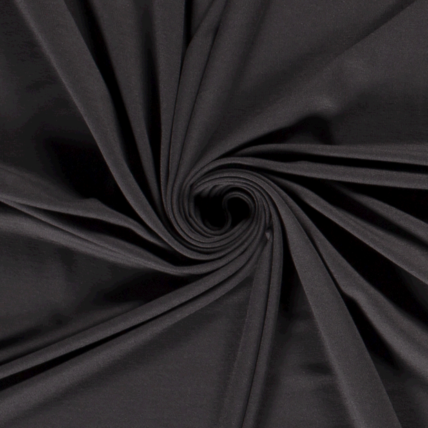 ECOVERO™ Jersey fabric Unicolour Dark Grey