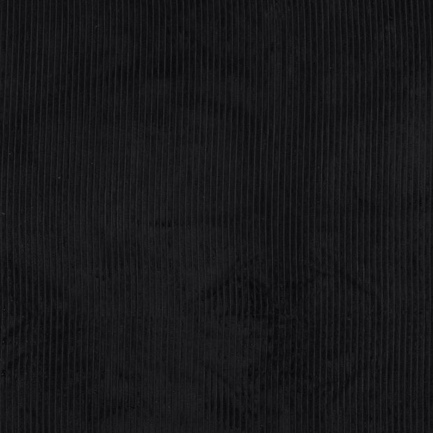 Corduroy 4.5w fabric Black matte 