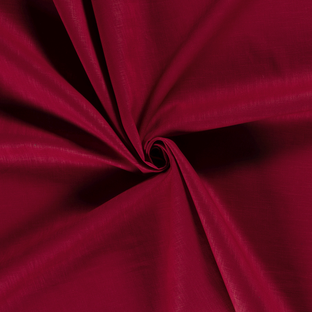 Ramie Linen fabric Dark Red 