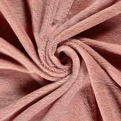 Bamboo Fleece Unicolour Old Pink