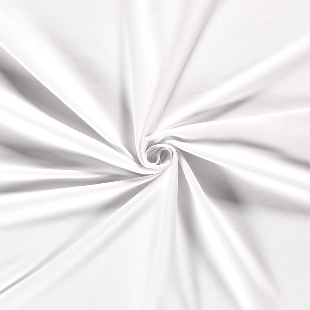 French Terry fabric Optical White 