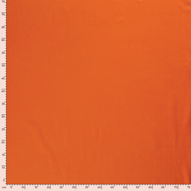 Cotton Jersey fabric Unicolour Orange