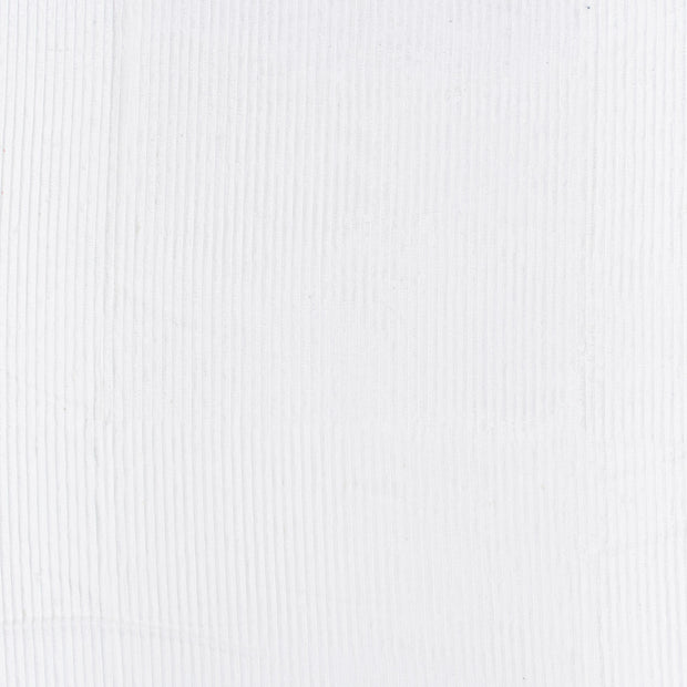Velours Côtelé 4.5w tissu Blanc cassé mat 