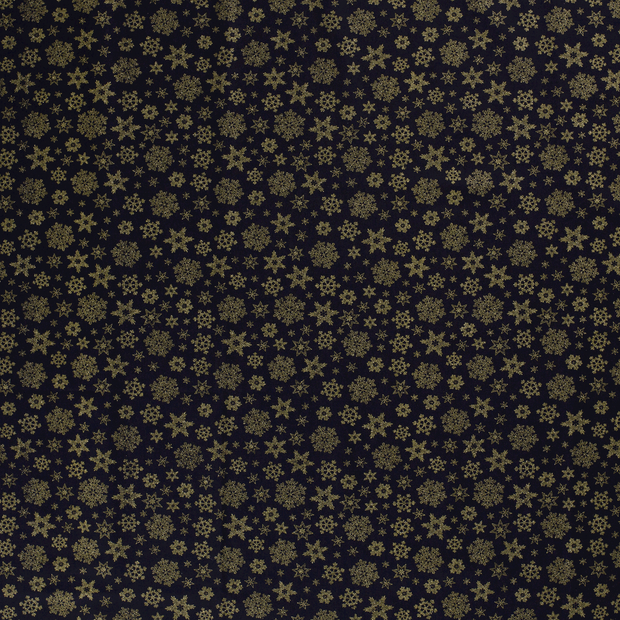 Cotton Poplin fabric Navy 