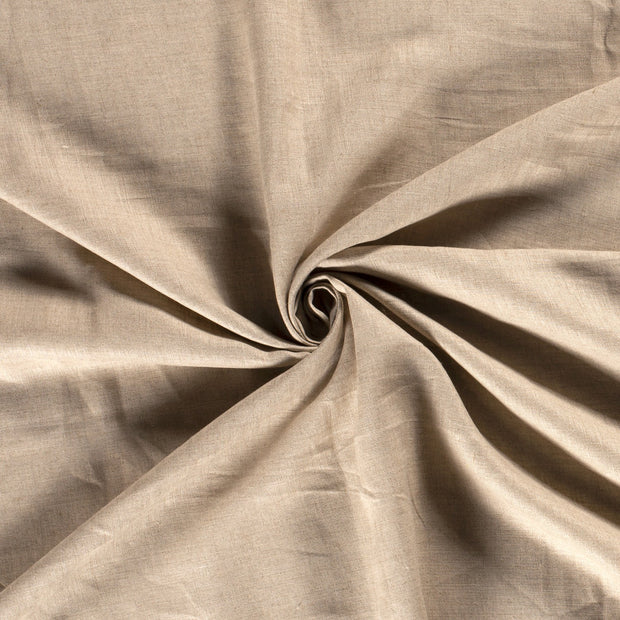 Pure linen fabric Beige 