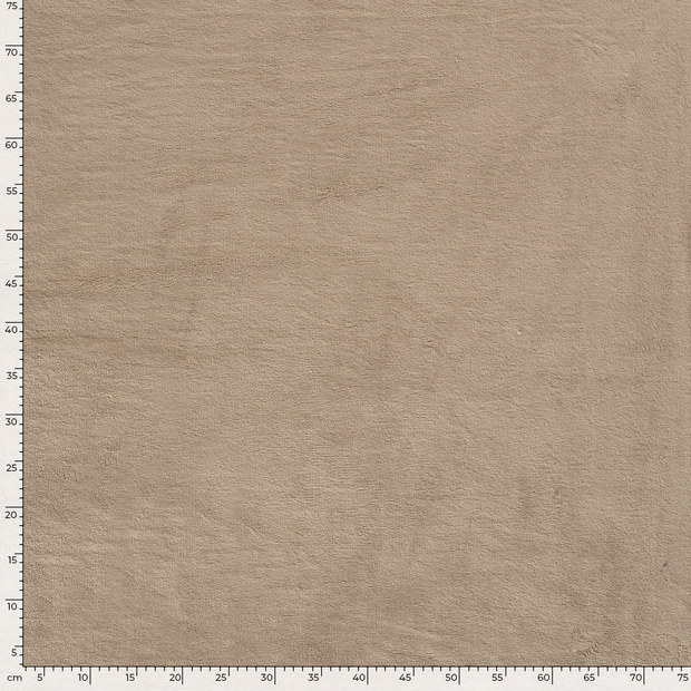 Polaire de Bambou tissu Unicolore Camel