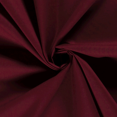 Cretonne Unicolore Bordeaux