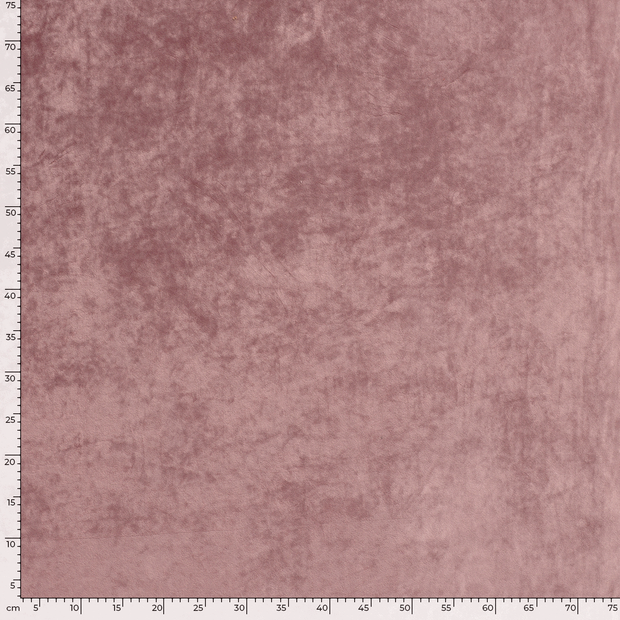 Terciopelo tela Unicolor Rosa antiguo