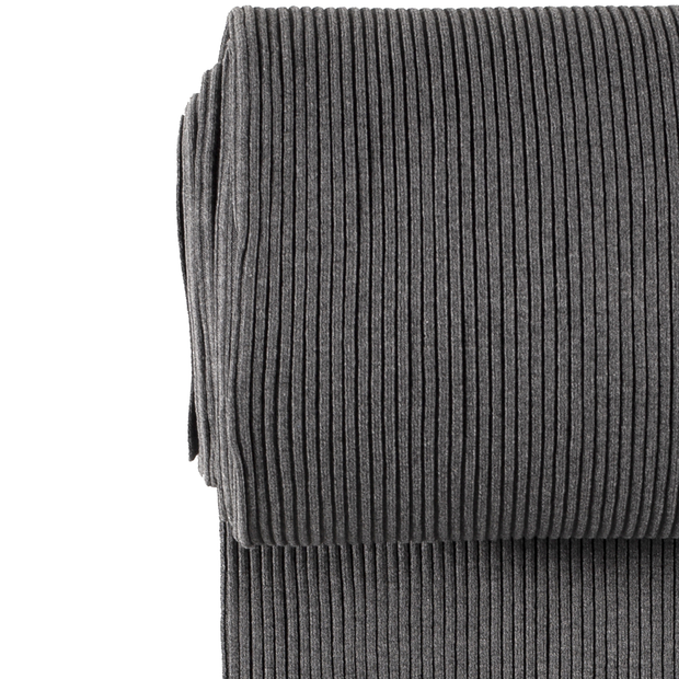 Cuff Material 3x3 rib fabric Melange Grey