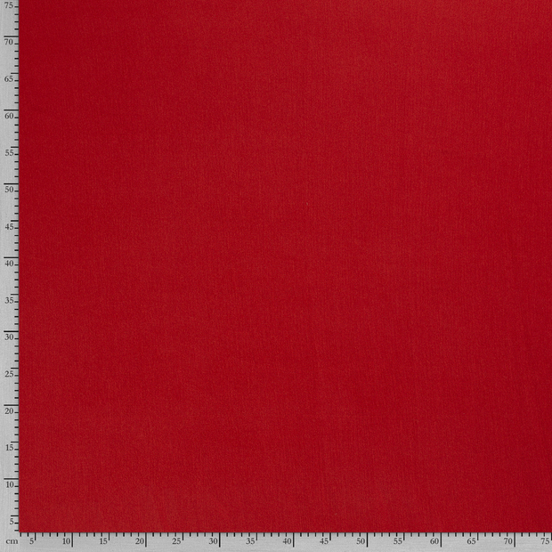 Borken Crepe fabric Unicolour Red