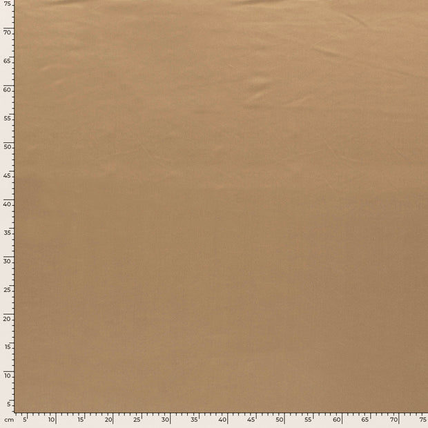 Satin Duchesse fabric Unicolour Beige