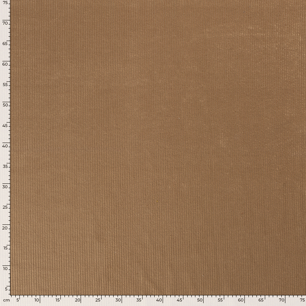 Corduroy 4.5w fabric Unicolour Camel