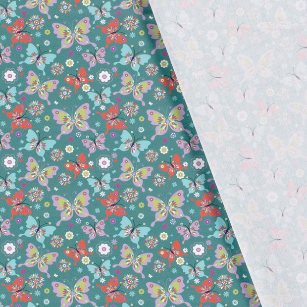 Cotton Poplin fabric Animals printed 
