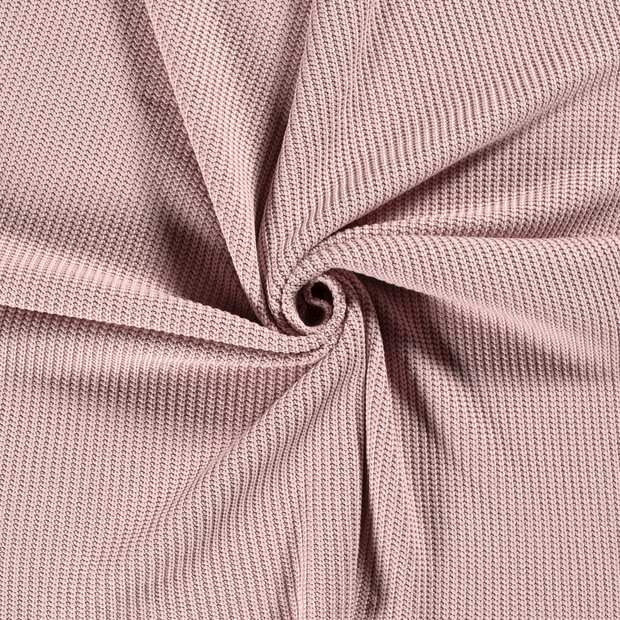 Heavy Knit fabric Light Pink 