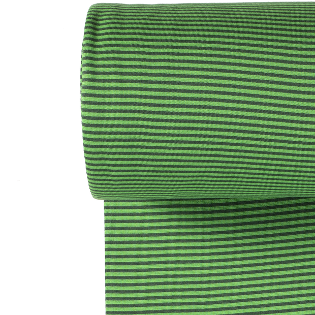 Bündchen Yarn Dyed fabrik Streifen Grün