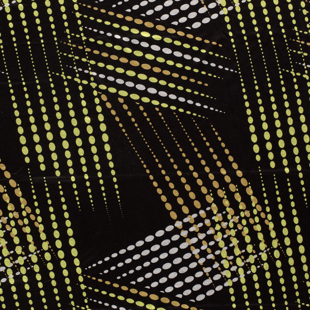 Poly Viscose Jersey fabric Black matte 