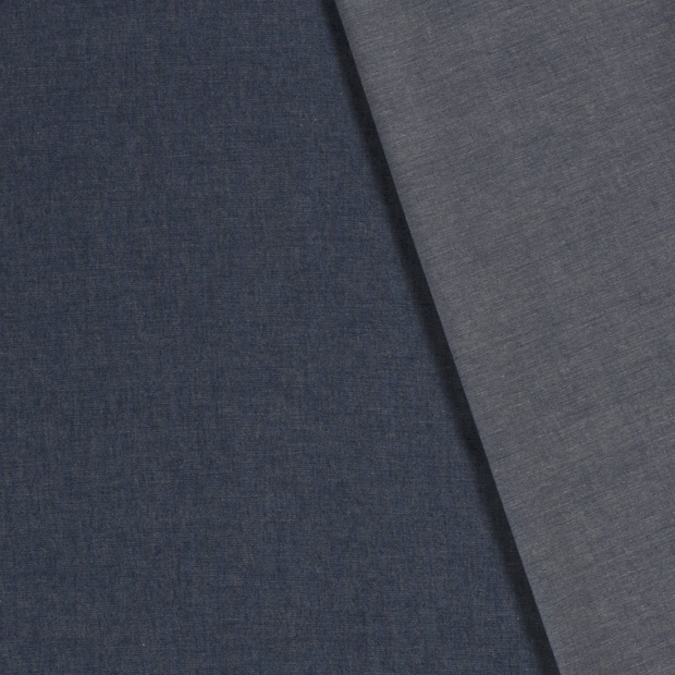 Denim fabric Unicolour pre-washed 