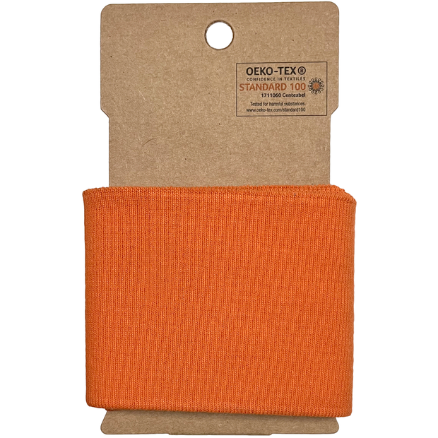 Cuff fabric Unicolour Orange
