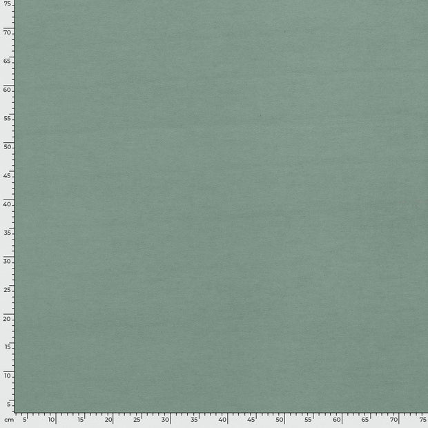 Mantel Wool Touch fabric Unicolour Dark Mint