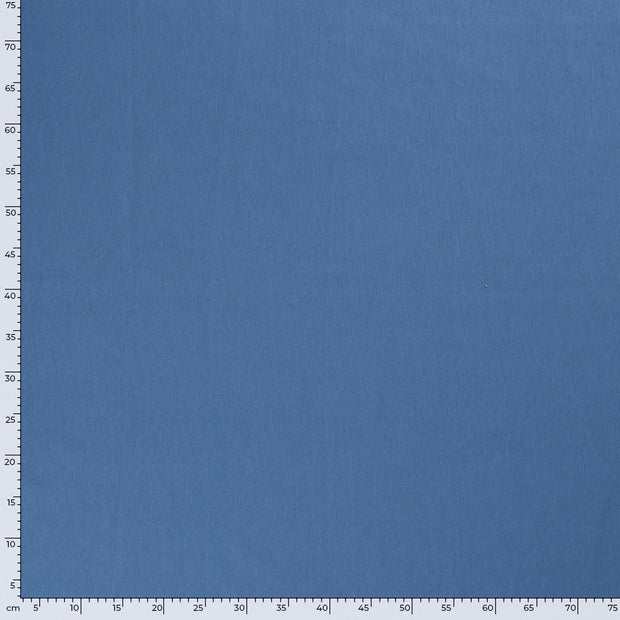 French Terry fabric Unicolour Indigo