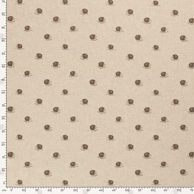 Panama tissu Hérisson Blanc cassé