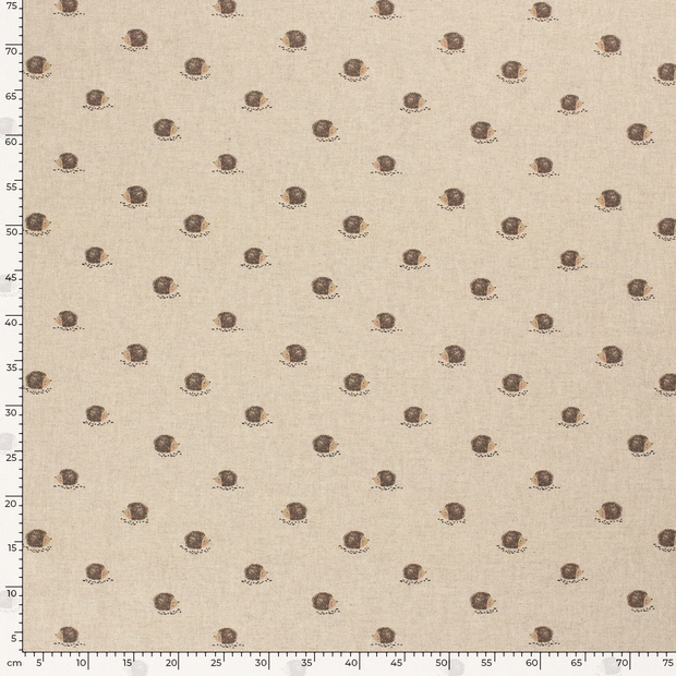 Panama fabric Hedgehog Off White