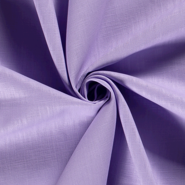 Linen fabric Unicolour Lila