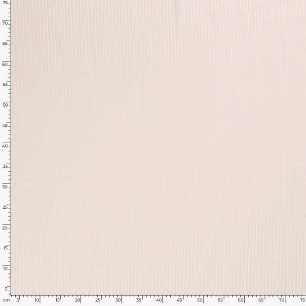 Rib Jersey fabrik Uni Ivory