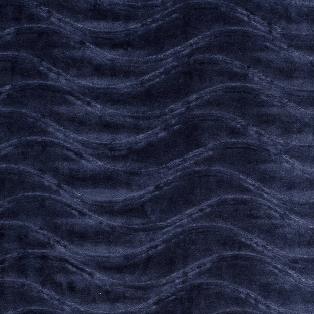 Terciopelo tela Abstracto Azul marino