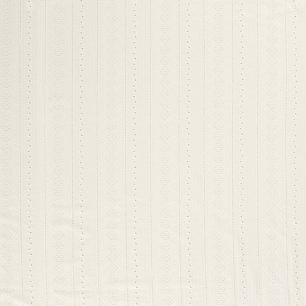 Voile fabric Off White matte 