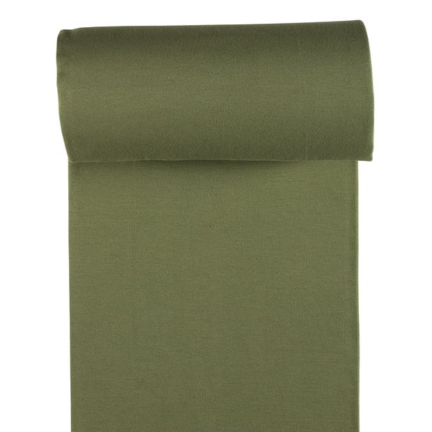 Cuff 1x1 fabric Forest Green matte 