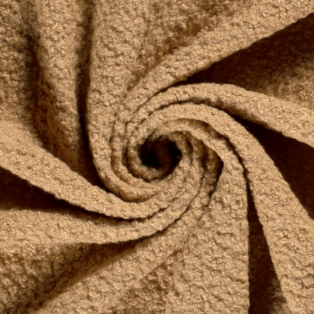 Bouclé fabric Unicolour Camel