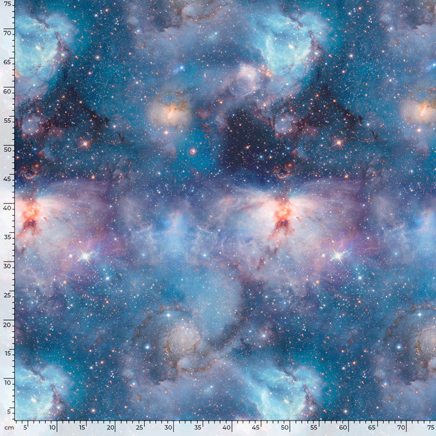 Sportswear Jersey fabric Space Aqua