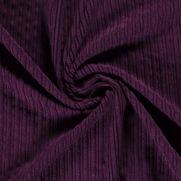 Corduroy 4.5w fabric Unicolour Bordeaux